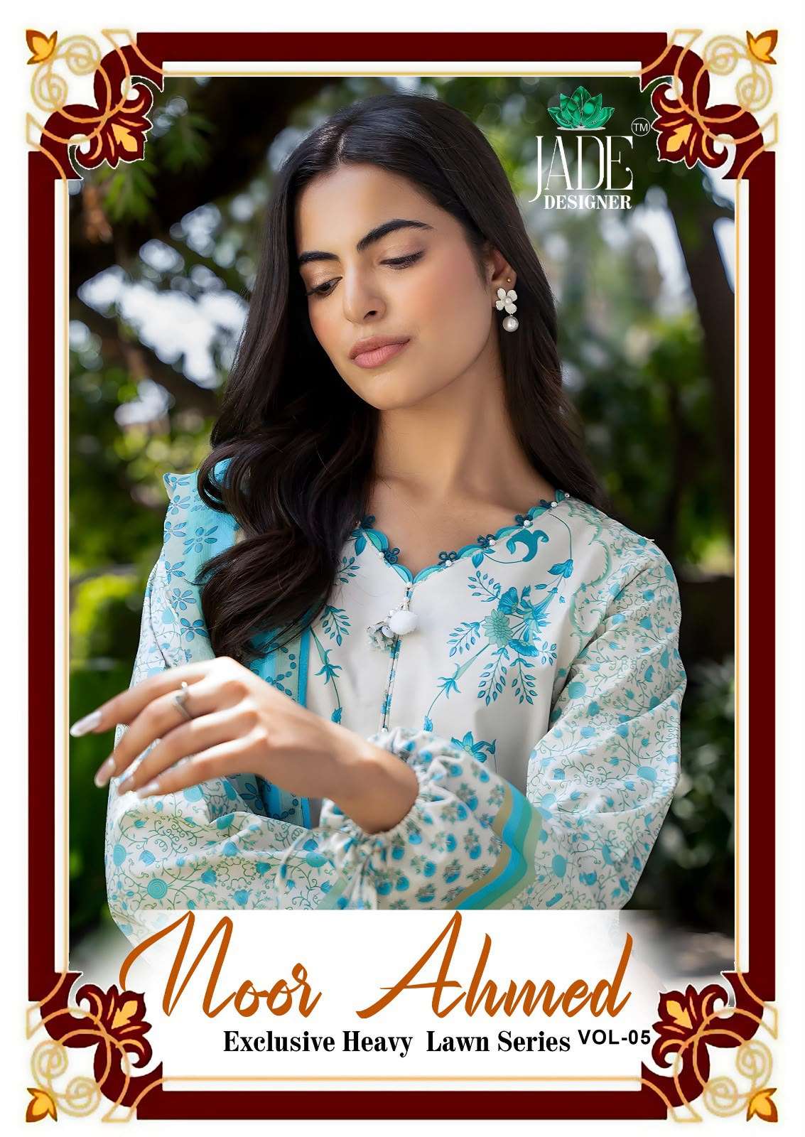 NOOR AHMED HEAVY LAWN COTTON VOL - 05 BY JADE